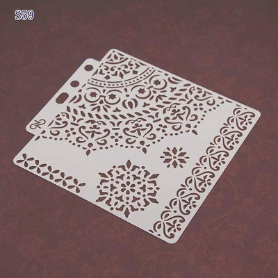 1 tk Uudne paabulinnu totemi lillekujuline korduvkasutatav šabloon Airbrush School maalikunst DIY kodukaunistusjääkide broneerimine Album Käsitöö