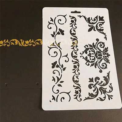 1 tk Uudne paabulinnu totemi lillekujuline korduvkasutatav šabloon Airbrush School maalikunst DIY kodukaunistusjääkide broneerimine Album Käsitöö