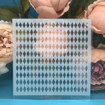 9 τεμ./Παρτίδα 13 εκ. Πίνακας Matrix Bubble DIY Στένσιλ στρώσεων Ζωγραφική Λεύκωμα ζωγραφικής με ανάγλυφο πρότυπο διακοσμητικής κάρτας άλμπουμ
