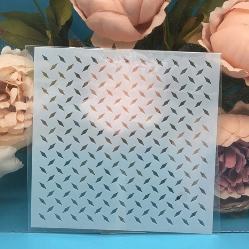 9 τεμ./Παρτίδα 13 εκ. Πίνακας Matrix Bubble DIY Στένσιλ στρώσεων Ζωγραφική Λεύκωμα ζωγραφικής με ανάγλυφο πρότυπο διακοσμητικής κάρτας άλμπουμ