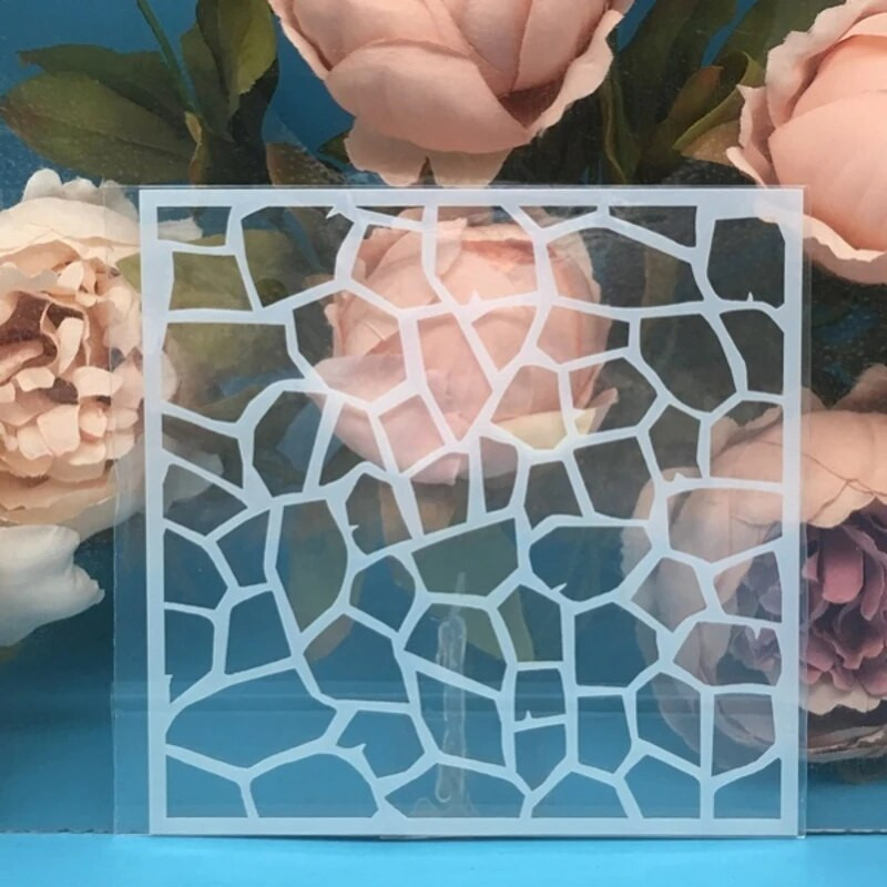 9 τεμ./Παρτίδα 13 εκ. Πίνακας Matrix Bubble DIY Στένσιλ στρώσεων Ζωγραφική Λεύκωμα ζωγραφικής με ανάγλυφο πρότυπο διακοσμητικής κάρτας άλμπουμ