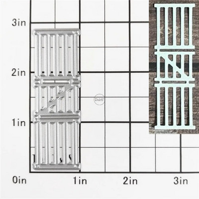 (29 stilova) Građevinska čipka Metalne matrice za izradu čestitki Papir za utiskivanje izrezivanja Setovi Album 2024 Novi predlošci Šablone