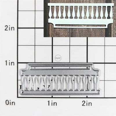 (29 stilova) Građevinska čipka Metalne matrice za izradu čestitki Papir za utiskivanje izrezivanja Setovi Album 2024 Novi predlošci Šablone
