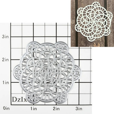 (29 stilova) Građevinska čipka Metalne matrice za izradu čestitki Papir za utiskivanje izrezivanja Setovi Album 2024 Novi predlošci Šablone