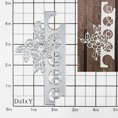 (29 stilova) Građevinska čipka Metalne matrice za izradu čestitki Papir za utiskivanje izrezivanja Setovi Album 2024 Novi predlošci Šablone