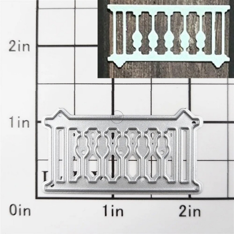 (29 stilova) Građevinska čipka Metalne matrice za izradu čestitki Papir za utiskivanje izrezivanja Setovi Album 2024 Novi predlošci Šablone