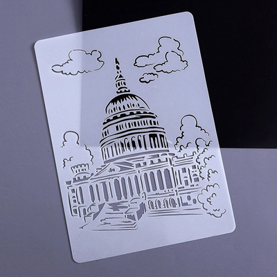 Slavens Celtniecības motīvs Glezniecība Trafarets Rokraksts Laikraksts Albums Žurnāls DIY Grafiti Dekorēšana Fondant Kūka Reljefs