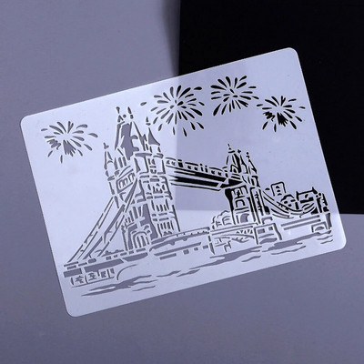 Slavens Celtniecības motīvs Glezniecība Trafarets Rokraksts Laikraksts Albums Žurnāls DIY Grafiti Dekorēšana Fondant Kūka Reljefs