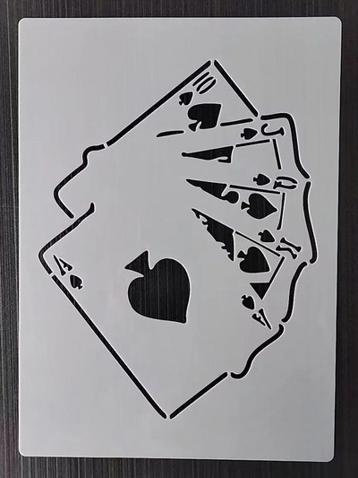 1 KOM 21*29 cm Lotus predložak DIY Šablone za slojeve Zidne slike Spomenar Bojanje Album za utiskivanje Predložak ukrasnih kartica