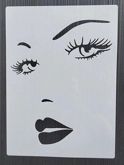 1 KOM 21*29 cm Lotus predložak DIY Šablone za slojeve Zidne slike Spomenar Bojanje Album za utiskivanje Predložak ukrasnih kartica