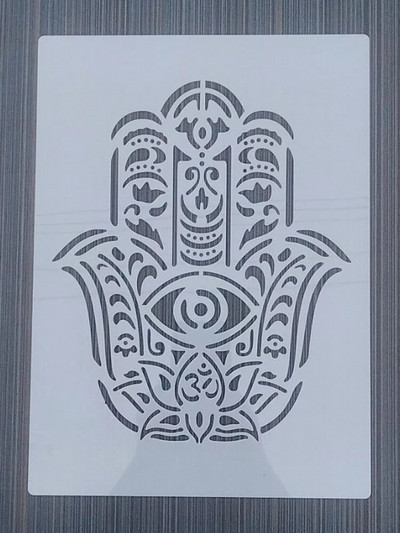 1 KOM 21*29 cm Lotus predložak DIY Šablone za slojeve Zidne slike Spomenar Bojanje Album za utiskivanje Predložak ukrasnih kartica