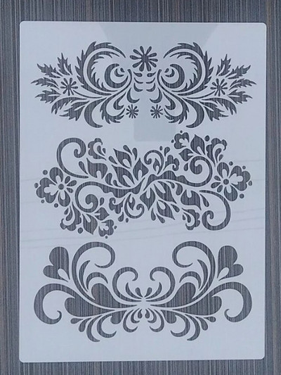 1 KOM 21*29 cm Lotus predložak DIY Šablone za slojeve Zidne slike Spomenar Bojanje Album za utiskivanje Predložak ukrasnih kartica