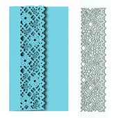 Lilled Ruuduline Muster Metallist Lõikevormid Scrapbooking Postkaardi kaaned Käsitöö Tee ise kaart Ääriste kaunistamine Noa šablooni valmistamine