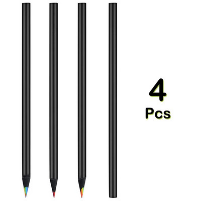 7 χρώματα Ομόκεντρη κλίση Πολύχρωμα μολύβι κραγιόνια χρωματιστά μολύβι Σετ Creative Kawaii Stationery Art Painting Painting Stand