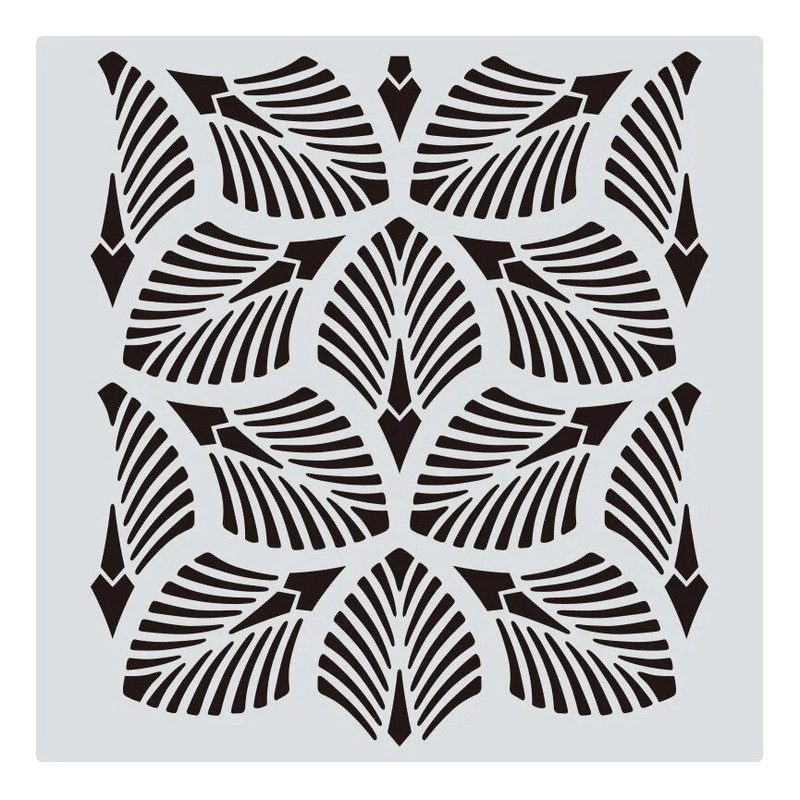 1Τμ 30*30cm Geometric Mandala DIY Layering Stencils Wall Painting Scrapbook Coloring ανάγλυφο διακοσμητικό πρότυπο άλμπουμ