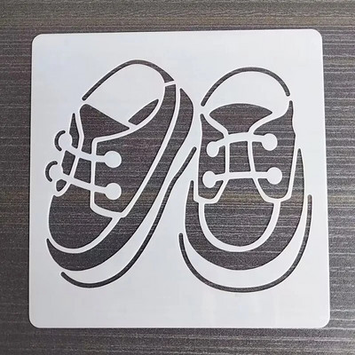 1BUC 13*13Cm Șablon cușcă de păsări Șabloane de straturi DIY Pictură pe perete Album de însemnări de colorat Album în relief Șablon de carte decorativă