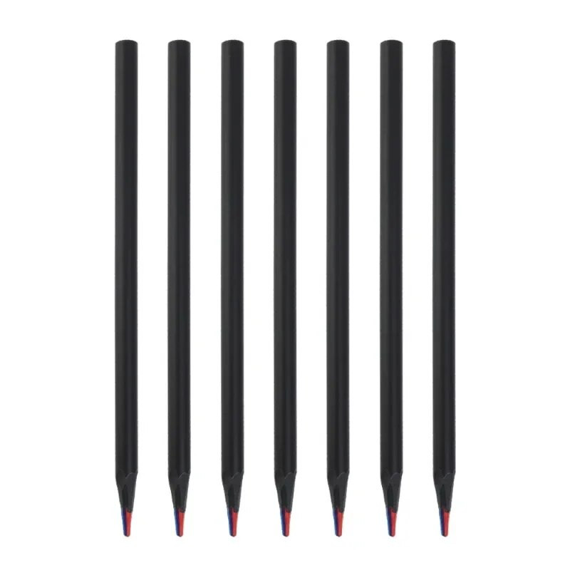 6-1 tk Pastelne 7 värvi kontsentriline gradient vikerkaarepliiatsid Värvilised pliiatsid lastele kingituseks Kawaii kunst maalimine joonistus kirjatarbed