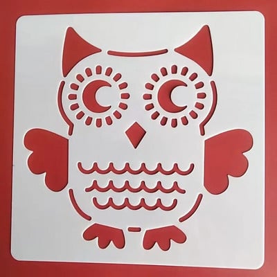 13* 13 cm-es virágsablon DIY Rétegező Sablonok Festmény Scrapbook Színező Dombornyomó Album Díszsablon