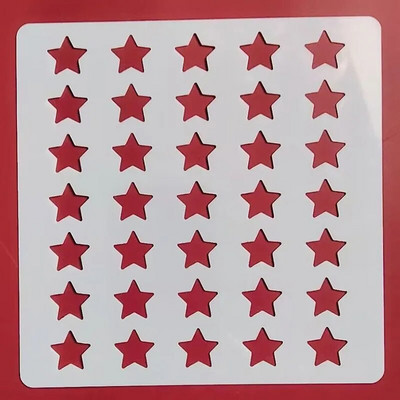 13* 13 cm-es virágsablon DIY Rétegező Sablonok Festmény Scrapbook Színező Dombornyomó Album Díszsablon