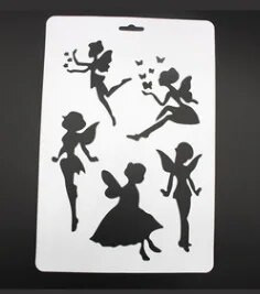 Πρότυπο σχεδίασης για παιδιά Στένσιλ ζώων με λουλούδια πεταλούδας για ζωγραφική DIY Διακόσμηση περιοδικού σημειωματάριου λευκώματος