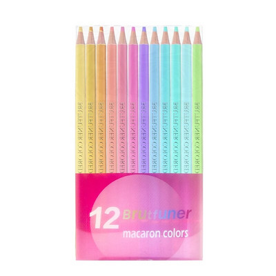 Brutfuner 12/24 Colors Oil Wood Metal Colored Pencils Ακουαρέλα Μολύβι Σκίτσο Σχέδιο Σετ Μολύβι για Ζωγραφική Είδη τέχνης