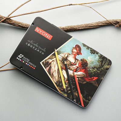 Brutfuner 12/24 Colors Oil Wood Metal Colored Pencils Ακουαρέλα Μολύβι Σκίτσο Σχέδιο Σετ Μολύβι για Ζωγραφική Είδη τέχνης