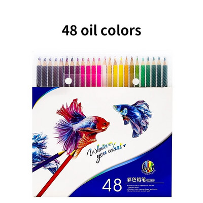 Brutfuner 12/24 Colors Oil Wood Metal Colored Pencils Ακουαρέλα Μολύβι Σκίτσο Σχέδιο Σετ Μολύβι για Ζωγραφική Είδη τέχνης