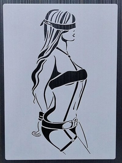 Πρότυπο δημιουργικού ποδηλάτου 21*29 εκατοστών DIY Στένσιλ στρώσεων Ζωγραφική τοίχου Λεύκωμα χρωματισμού Ανάγλυφο άλμπουμ Πρότυπο διακοσμητικής κάρτας