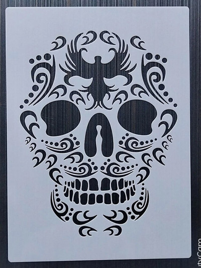 Πρότυπο δημιουργικού ποδηλάτου 21*29 εκατοστών DIY Στένσιλ στρώσεων Ζωγραφική τοίχου Λεύκωμα χρωματισμού Ανάγλυφο άλμπουμ Πρότυπο διακοσμητικής κάρτας