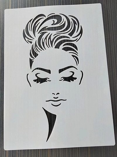 Πρότυπο δημιουργικού ποδηλάτου 21*29 εκατοστών DIY Στένσιλ στρώσεων Ζωγραφική τοίχου Λεύκωμα χρωματισμού Ανάγλυφο άλμπουμ Πρότυπο διακοσμητικής κάρτας