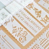 8 tk/pakk Uudne mallijoonlaud Armas multifunktsionaalne õõnesjoonistusjoon lastele, kingituseks õpilastele mõeldud kirjatarbed, koolitarbed