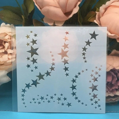 13 cm 5 collu aplis, melns caurums, DIY slāņu trafareti sienu gleznojumi albumu krāsošanai ar reljefu albumu dekoratīvā papīra kartes veidne