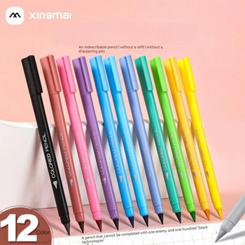 Σετ 12 χρωμάτων μολυβιών Eternal Unlimited Pencil for Kids Infinity Pen Sketch Painting Stationery Kawaii Crayons Coloring Pencil