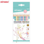 MOTARRO 12Gb Macaron Krāsu Zīmuļi Koka Zīmulis Bērnu Zīmēšanas Zīmulis Skola Biroja rakstīšanas Kancelejas piederumi