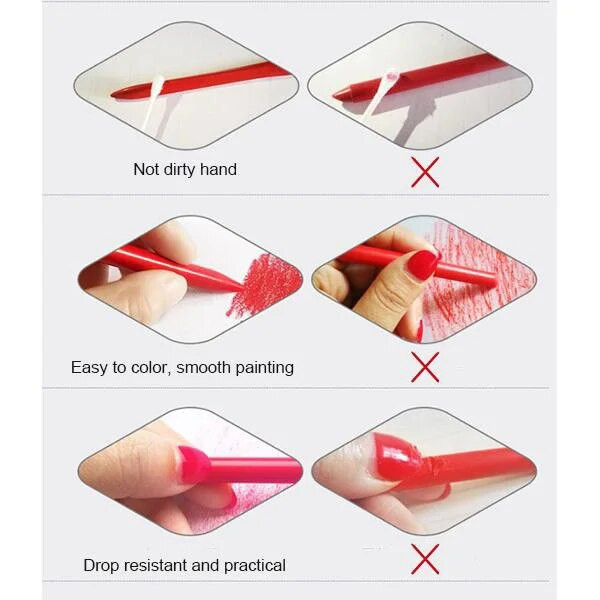 36 krāsas Trīsstūrveida krītiņi Trīsstūrveida krāsojošs zīmulis studentiem bērniem bērniem mākslas zīmēšanas skolas piederumi карандаши