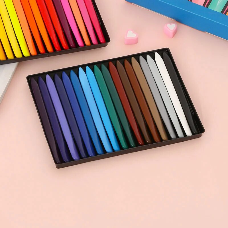 36 krāsas Trīsstūrveida krītiņi Trīsstūrveida krāsojošs zīmulis studentiem bērniem bērniem mākslas zīmēšanas skolas piederumi карандаши