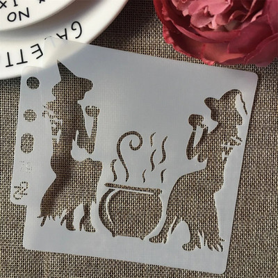 5,1 collas roku tintes druka DIY slāņošanas trafareti gleznošana albuma krāsošana ar reljefu albumu dekoratīvās kartītes veidne