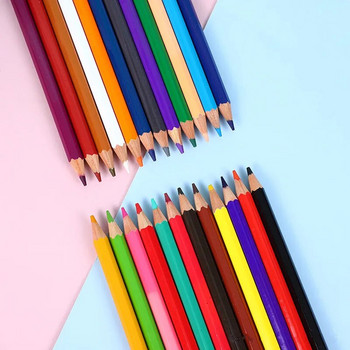 36PCS Цветни химикалки Комплект моливи Професионално рисуване Art Sketch Painting Crayon за детски училищни канцеларски материали на едро