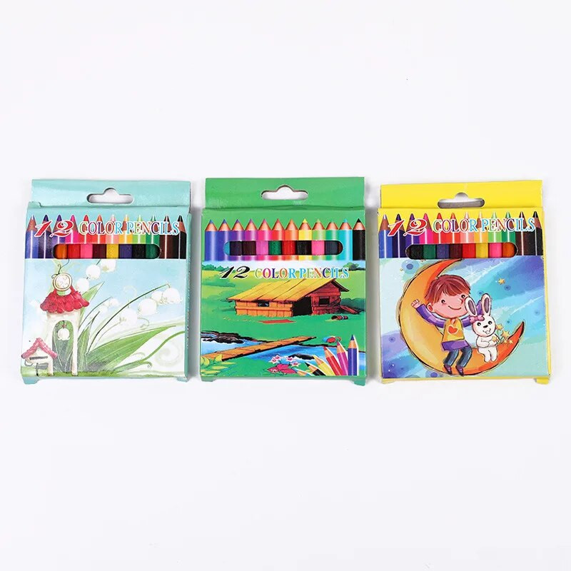 36GB Krāsu pildspalvu zīmuļu komplekts Profesionāls zīmēšanas mākslas skiču gleznošanas krītiņš bērnu skolas kancelejas piederumu vairumtirdzniecība