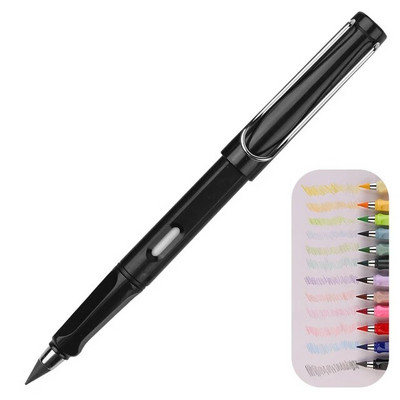 Αντικαταστάσιμη Τεχνολογία 12 χρωμάτων Μύτη μολυβιού χωρίς μελάνι Αξεσουάρ γραφής μολυβιού HB Σκίτσο τέχνης Σχολικά είδη Kawaii