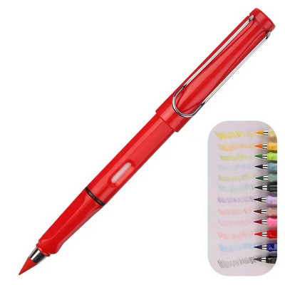 Αντικαταστάσιμη Τεχνολογία 12 χρωμάτων Μύτη μολυβιού χωρίς μελάνι Αξεσουάρ γραφής μολυβιού HB Σκίτσο τέχνης Σχολικά είδη Kawaii