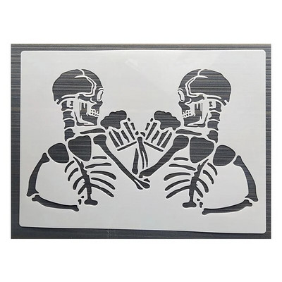 1 tk 21*29 cm joogatüdruk DIY kihistusšabloonid seinamaaling väljalõigete album värvimine reljeefalbumi dekoratiivkaardi mall