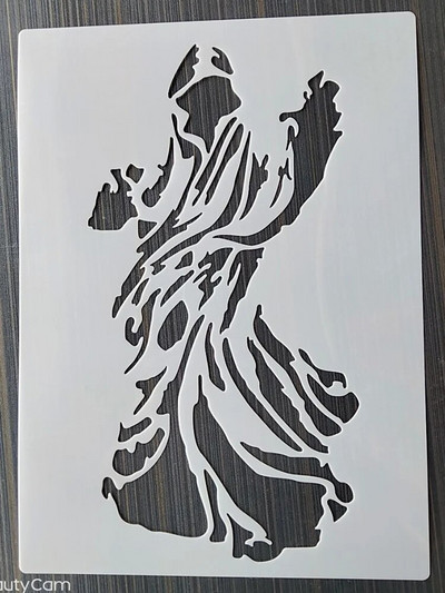 1 tk 21*29 cm joogatüdruk DIY kihistusšabloonid seinamaaling väljalõigete album värvimine reljeefalbumi dekoratiivkaardi mall