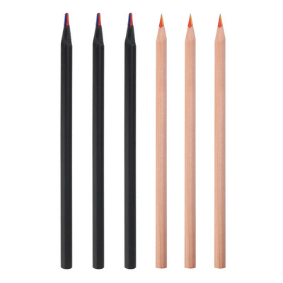 6-1 vnt Vaivorykštės spalvoti pieštukai Įvairiaspalviai 7 viename pieštukai Vaikų piešimas Mokykloje Raštinės reikmenys Dažymas Eskizų kūrimas Mediniai meno reikmenys