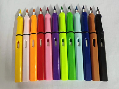 12 τμχ/Σετ Color Eternal Pencil Can Be Wiped Magic Replace Head Φιλικό προς το περιβάλλον Ζωγραφική για παιδιά Δώρο για παιδιά Σχέδιο διάφορα χρώματα