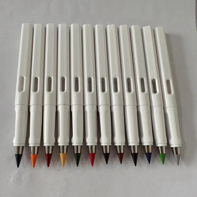 12 τμχ/Σετ Color Eternal Pencil Can Be Wiped Magic Replace Head Φιλικό προς το περιβάλλον Ζωγραφική για παιδιά Δώρο για παιδιά Σχέδιο διάφορα χρώματα