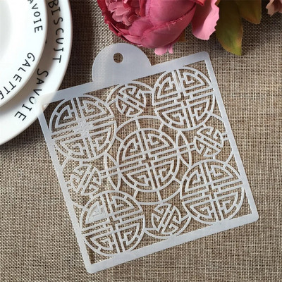 1 vnt. 15*17,5 cm Dvi karpinės žuvys „pasidaryk pats“ amatų sluoksniavimo trafaretai Tapyba Scrapbooking Antspaudavimas Reljefinis albumas Popierinis kortelės šablonas