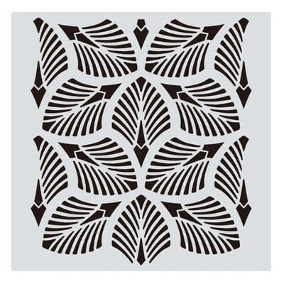 30,5*30,5 cm Șabloane geometrice Mandala DIY Stratificare perete Album de însemnări de colorat Relief Decora Graffiti Șablon de pictură reutilizabil