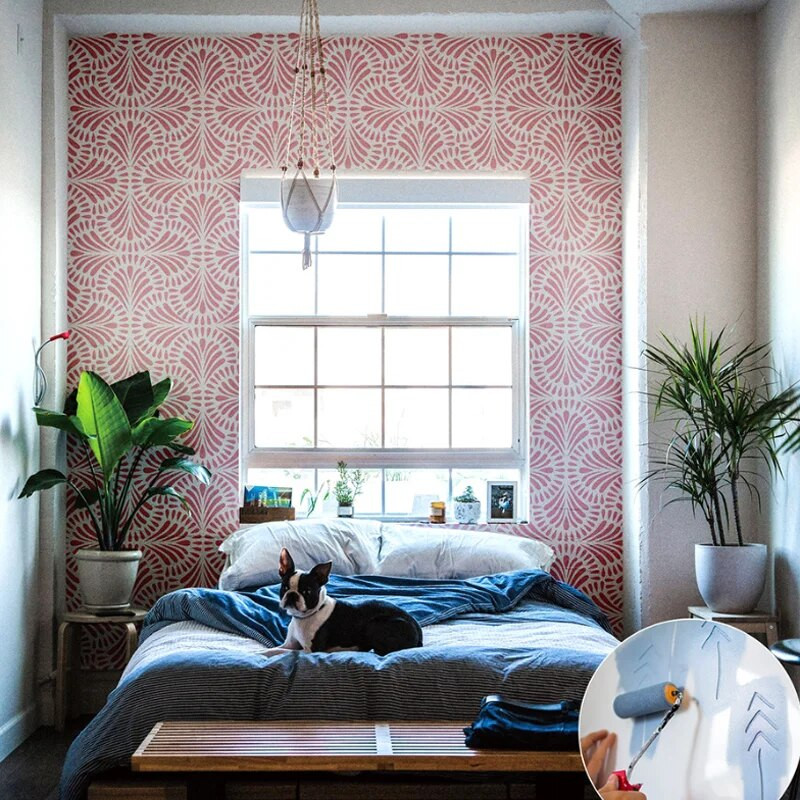 30,5*30,5 cm Șabloane geometrice Mandala DIY Stratificare perete Album de însemnări de colorat Relief Decora Graffiti Șablon de pictură reutilizabil