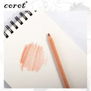Skin Tone Pencil 12 Χρώματα Παστέλ Μολύβι Κεφαλής Πορτραίτο Μολύβι Παστέλ Έγχρωμο Μολύβι Διασυνοριακά Αποκλειστικά για Δέρμα Μολύβι